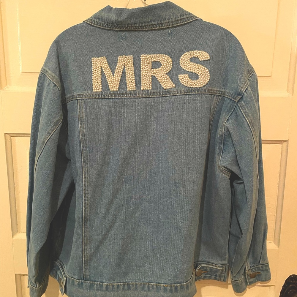 ❌SOLD❌ MRS Bridal Denim Jacket